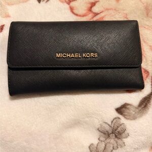 Michael Kors Black Leather Wallet